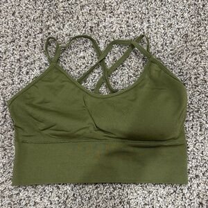 NVGTN Forest Green Sports Bra